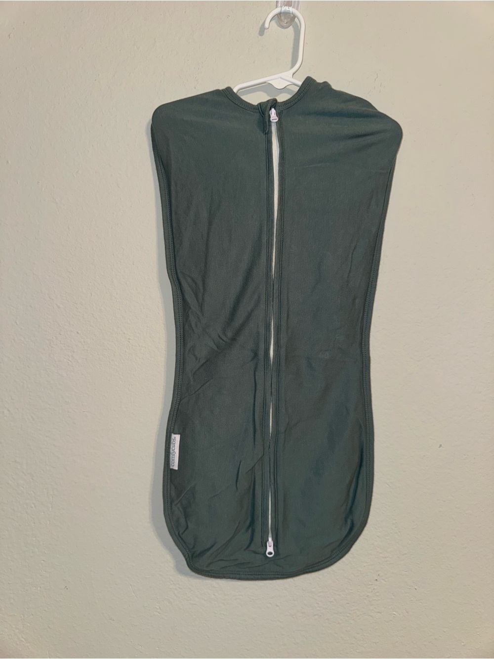 Comfy USA Kids Sleep Sack in Dark Green with Full Zipper